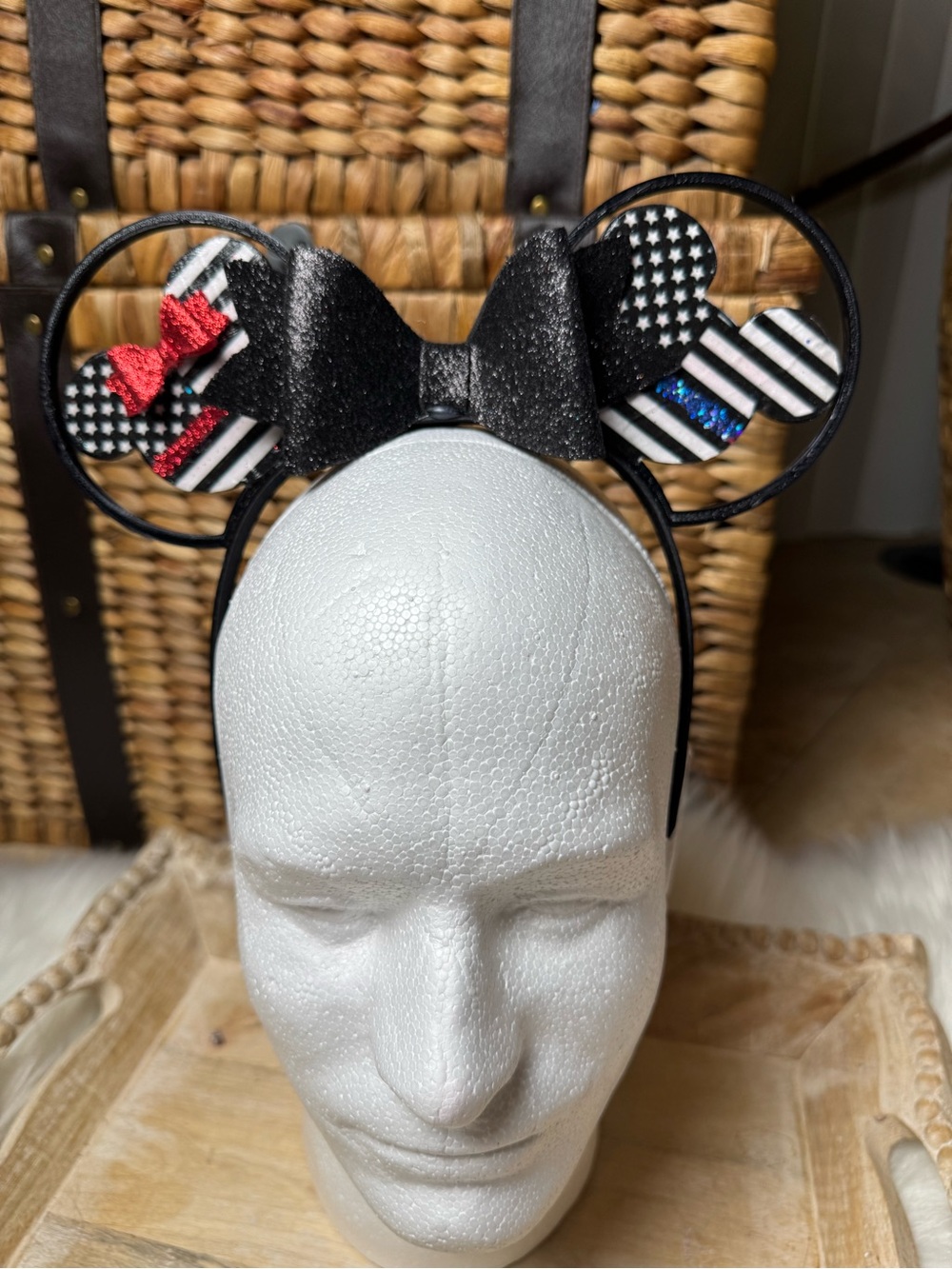 Police/FF mouse ears . Kids or adult fit.